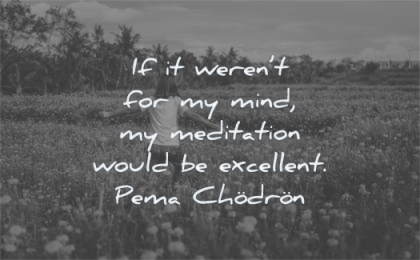 meditation quotes werent mind would excellent pema chodron wisdom fields
