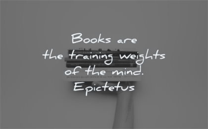 book quotes books training weights mind epictetus wisdom hand lifting